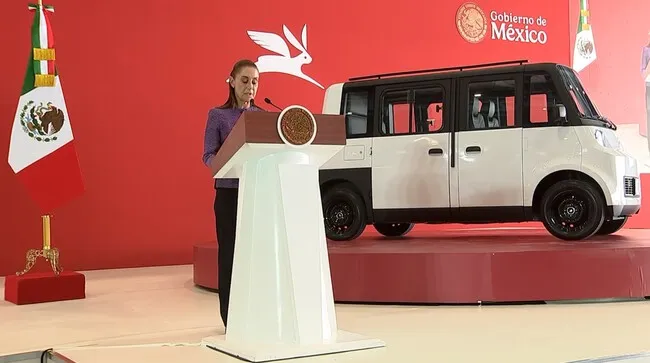 Claudia Sheinbaum encabezó la presentación oficial del proyecto y anunció que comenzará a comercializarse en 2027