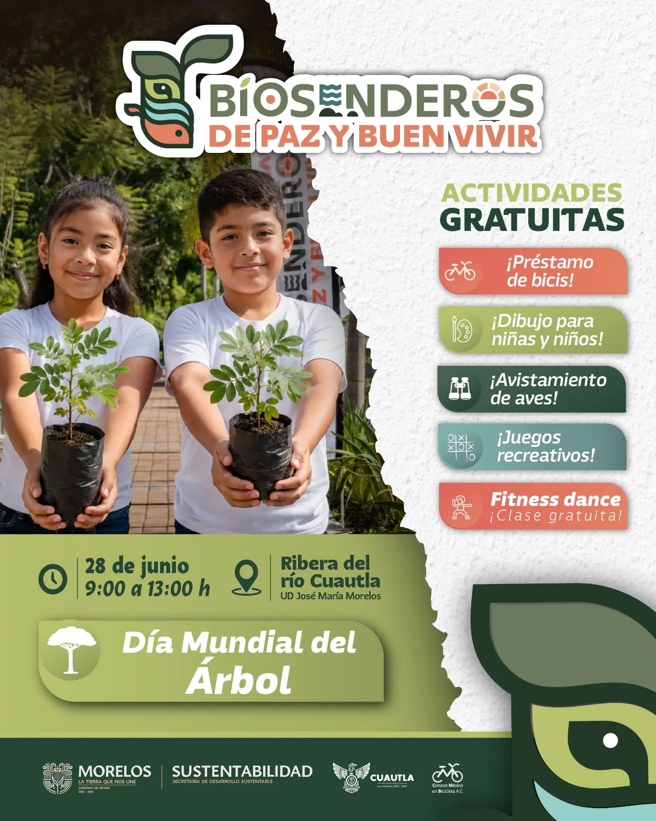 Cuautla celebrará el Día Mundial del Árbol con jornada de adopción y actividades ambientales