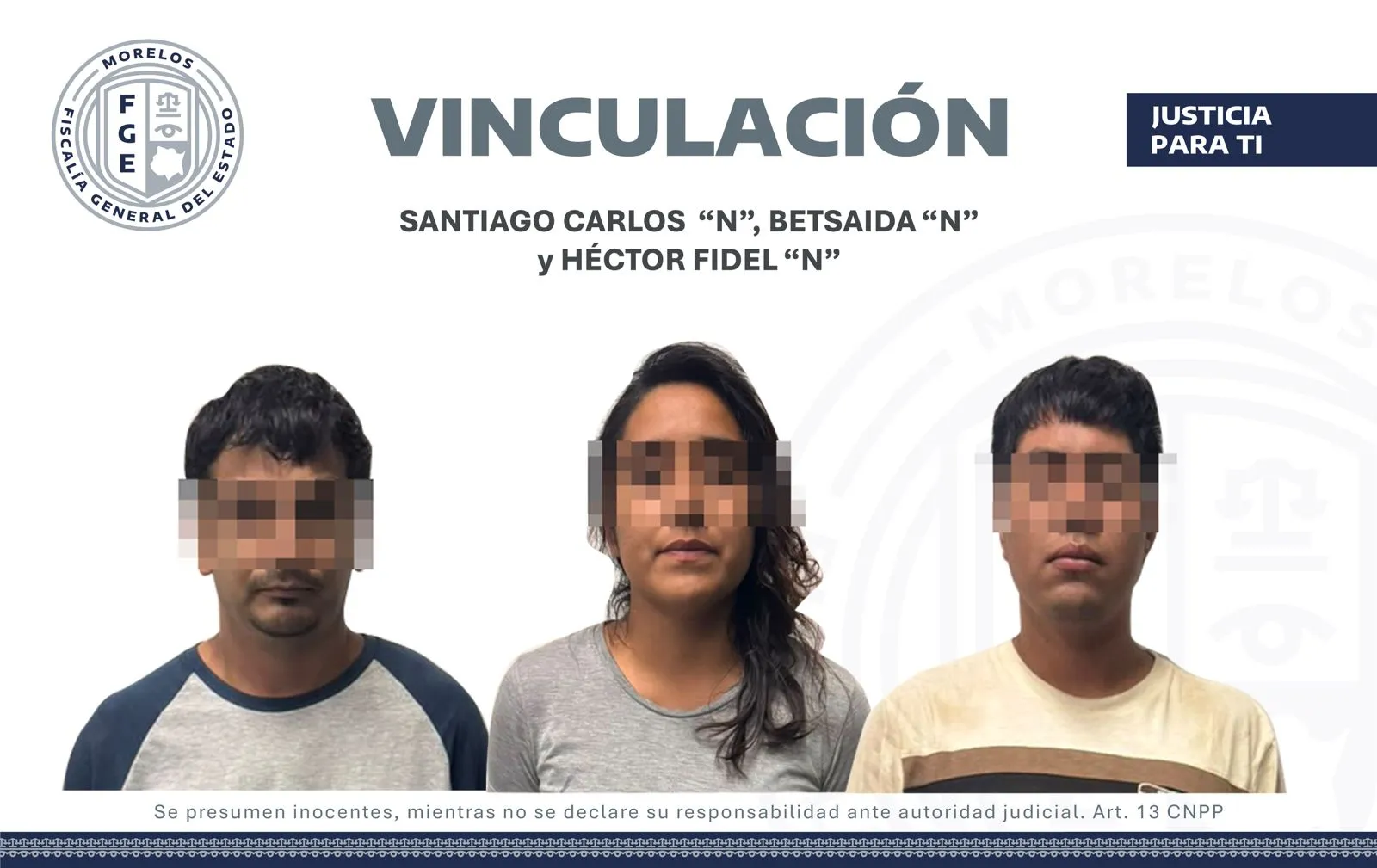 Vinculan a proceso a tres personas por probable secuestro exprés agravado en Tepoztlán